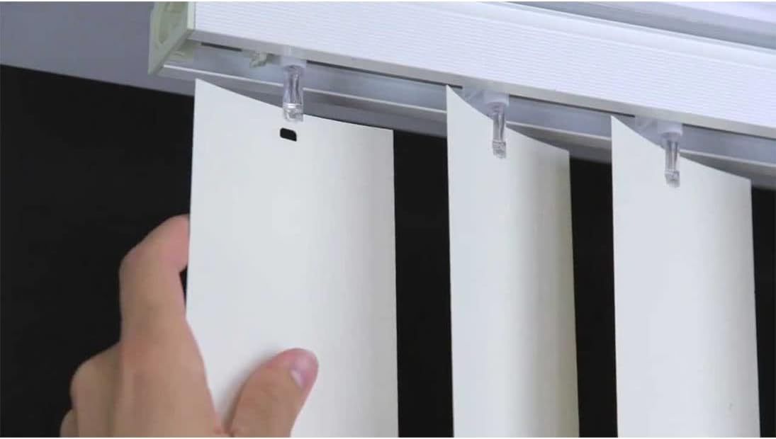 Vertical Blinds Replacement Slats Heavy Duty PVC Smooth Curved (White) You Pick Size and Quantity (82.5 Inches) (25 Slats)