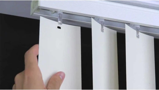 Vertical Blinds Replacement Slats Heavy Duty PVC Smooth Curved (White) You Pick Size and Quantity (82.5 Inches) (25 Slats)