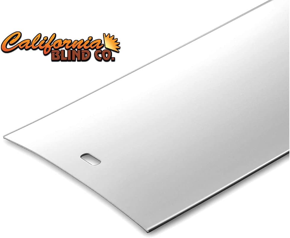 Vertical Blinds Replacement Slats Heavy Duty PVC Smooth Curved (White) You Pick Size and Quantity (82.5 Inches) (25 Slats)