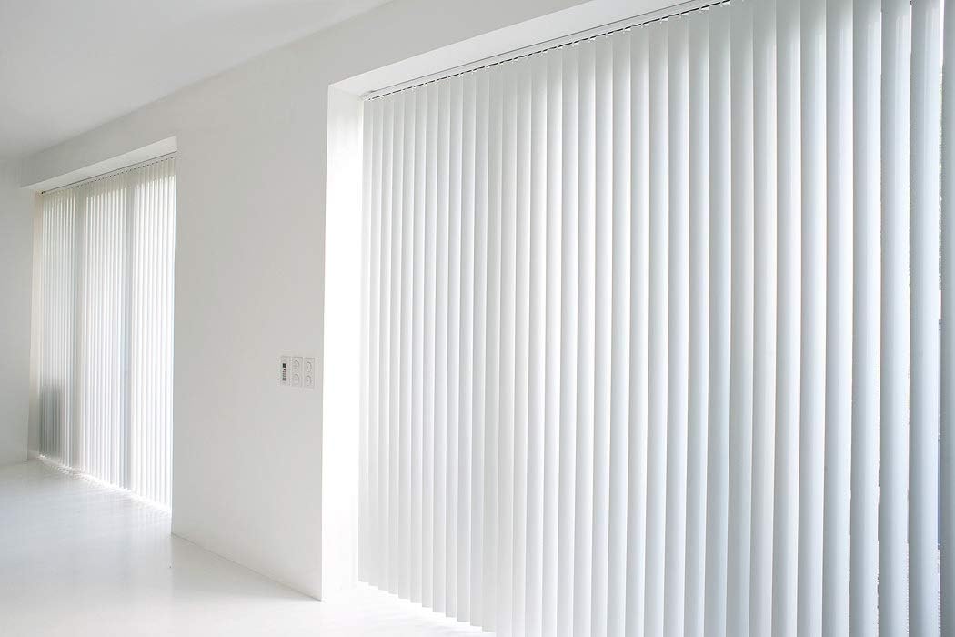 Vertical Blinds Replacement Slats Heavy Duty PVC Smooth Curved (White) You Pick Size and Quantity (82.5 Inches) (25 Slats)