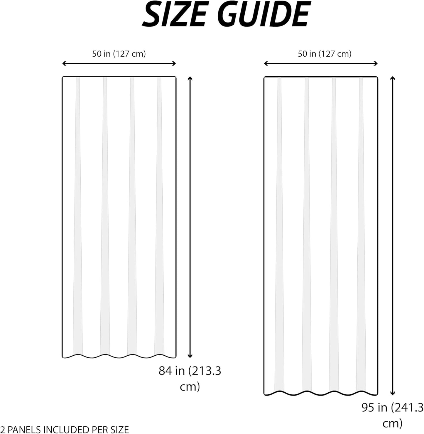 Martha Stewart Ticking Stripe Blackout Lining Rod Pocket/Back Tab Window Curtain Panel Pair, 84", White/Indigo, Set of 2